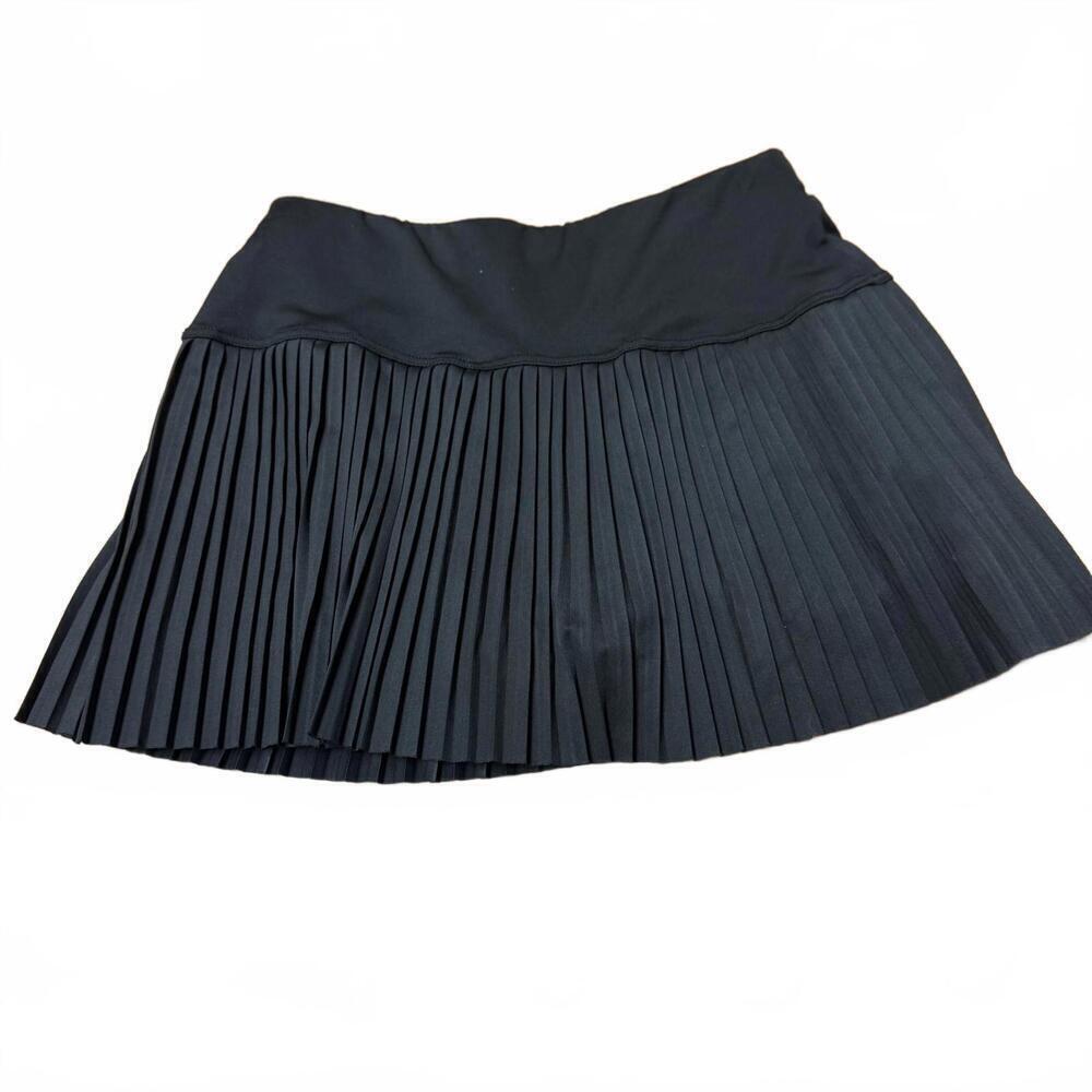 Tween Suzette Black Pleated Skort Kids XL Fits Adult XXS Festival Mini